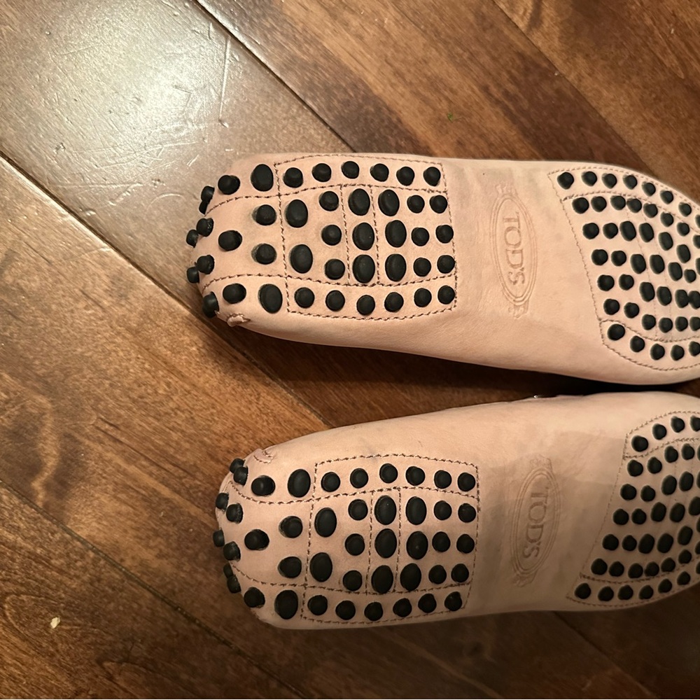 Ferrari pink Tods loafer